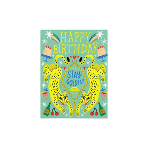Happy Birthday, Stay Golden Card