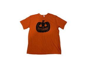 Adult Unisex Pittsburgh Pumpkin Tee (Orange)