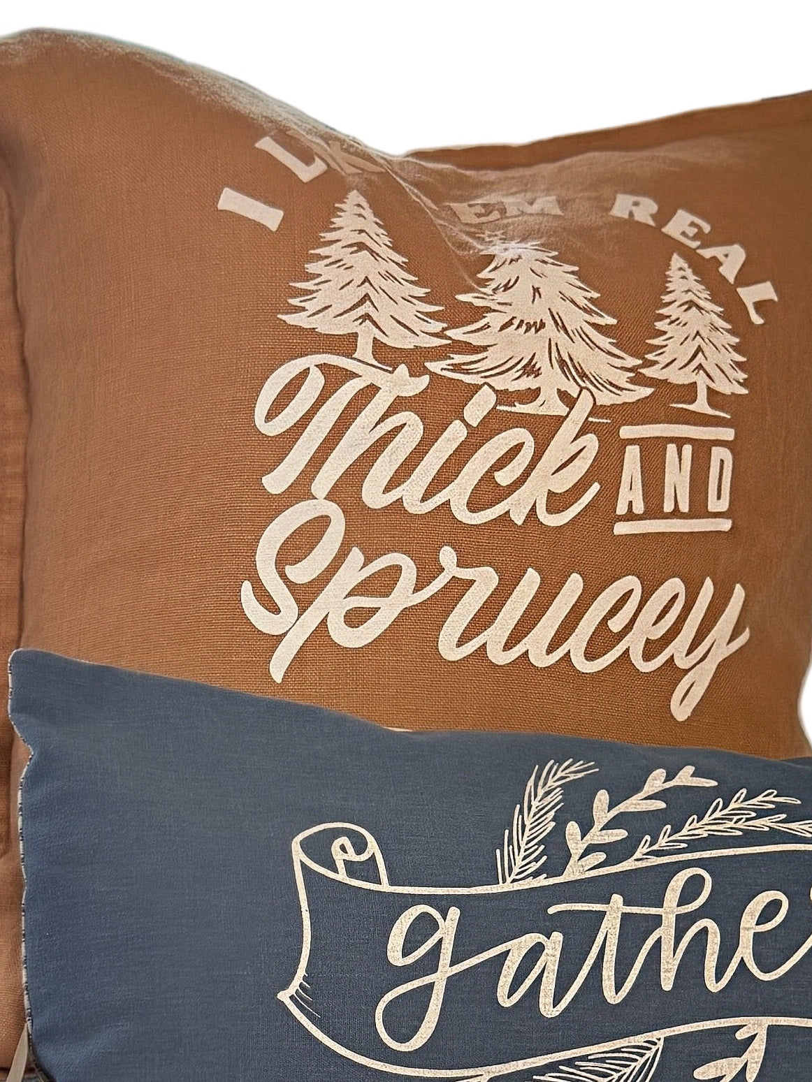 Thick & Sprucey Throw Pillow