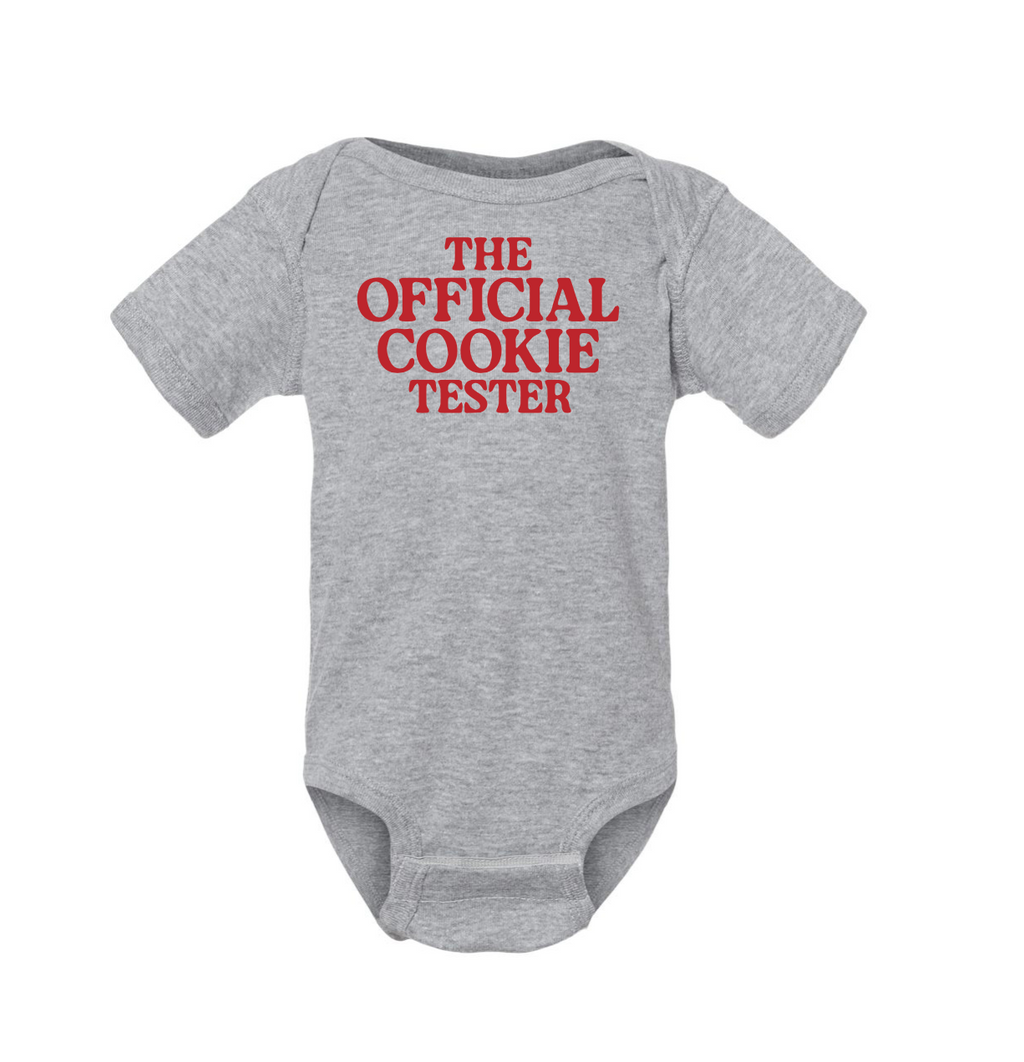 Infant Unisex The Official Cookie Tester Onesie