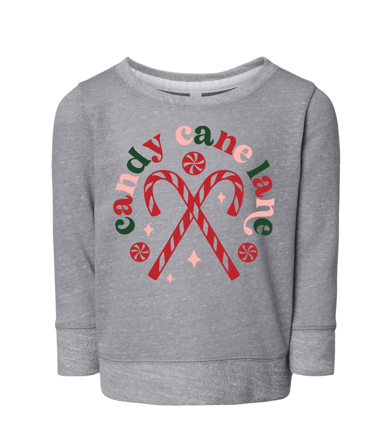 Toddler Unisex Candy Cane Lane Crewneck