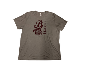 Adult Unisex Script B Beaver Tee