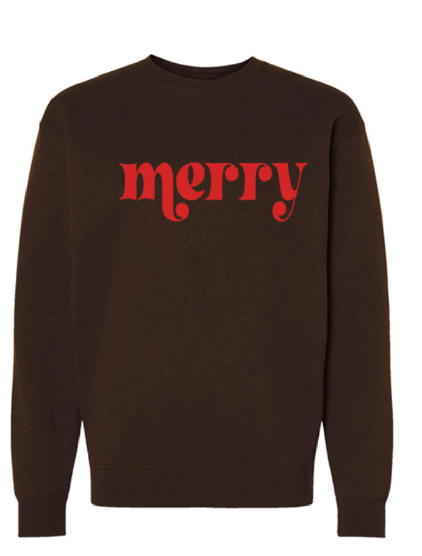 Adult Unisex Merry Puff Crewneck