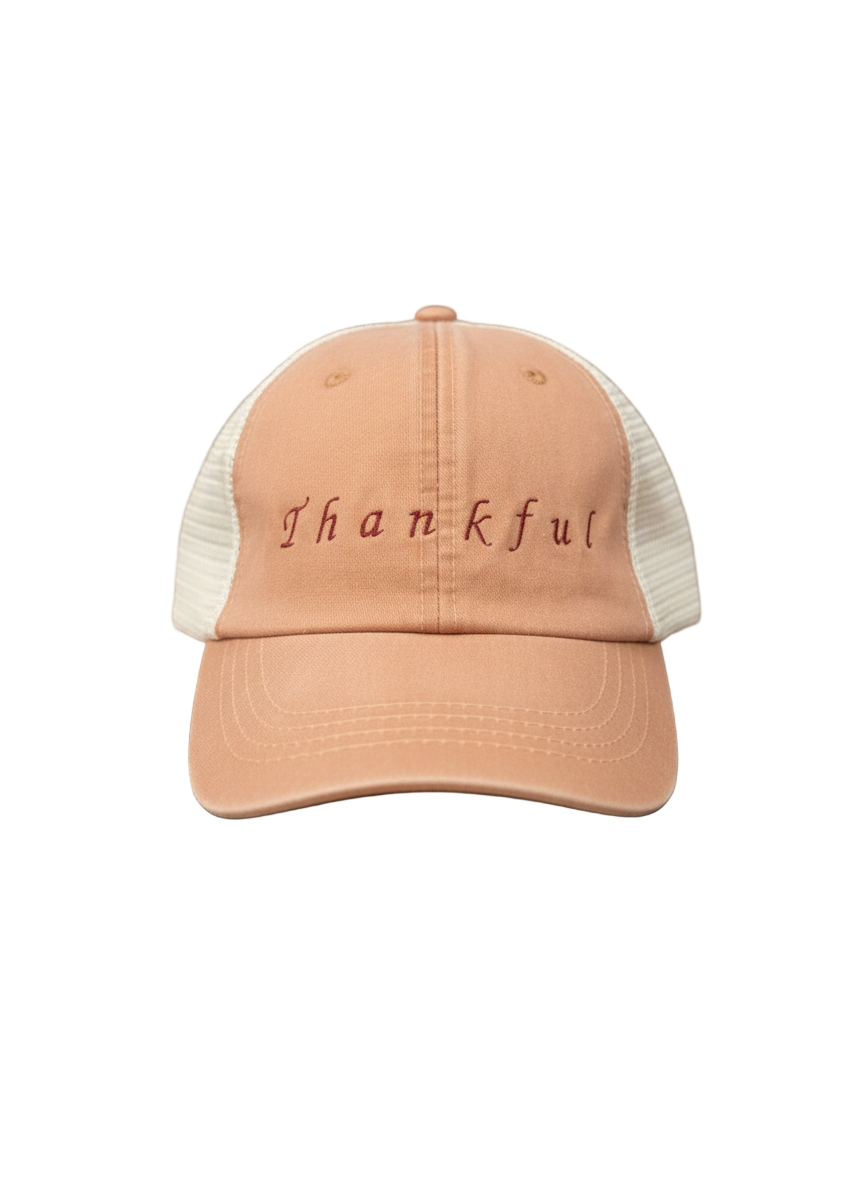 Adult Thankful Embroidered Hat