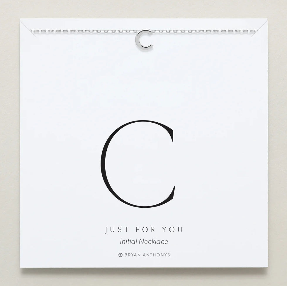 Bryan Anthonys - Initial Silver Necklace