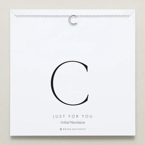 Bryan Anthonys - Initial Silver Necklace