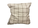 Gray Plaid Pillow