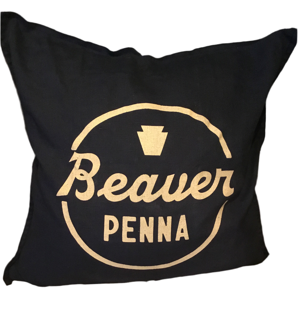 Beaver Penna Throw Pillow