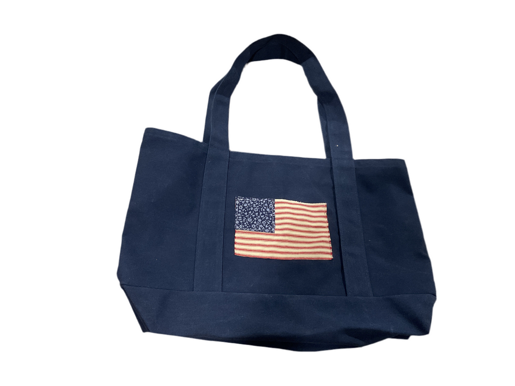 American Flag Tote Bag