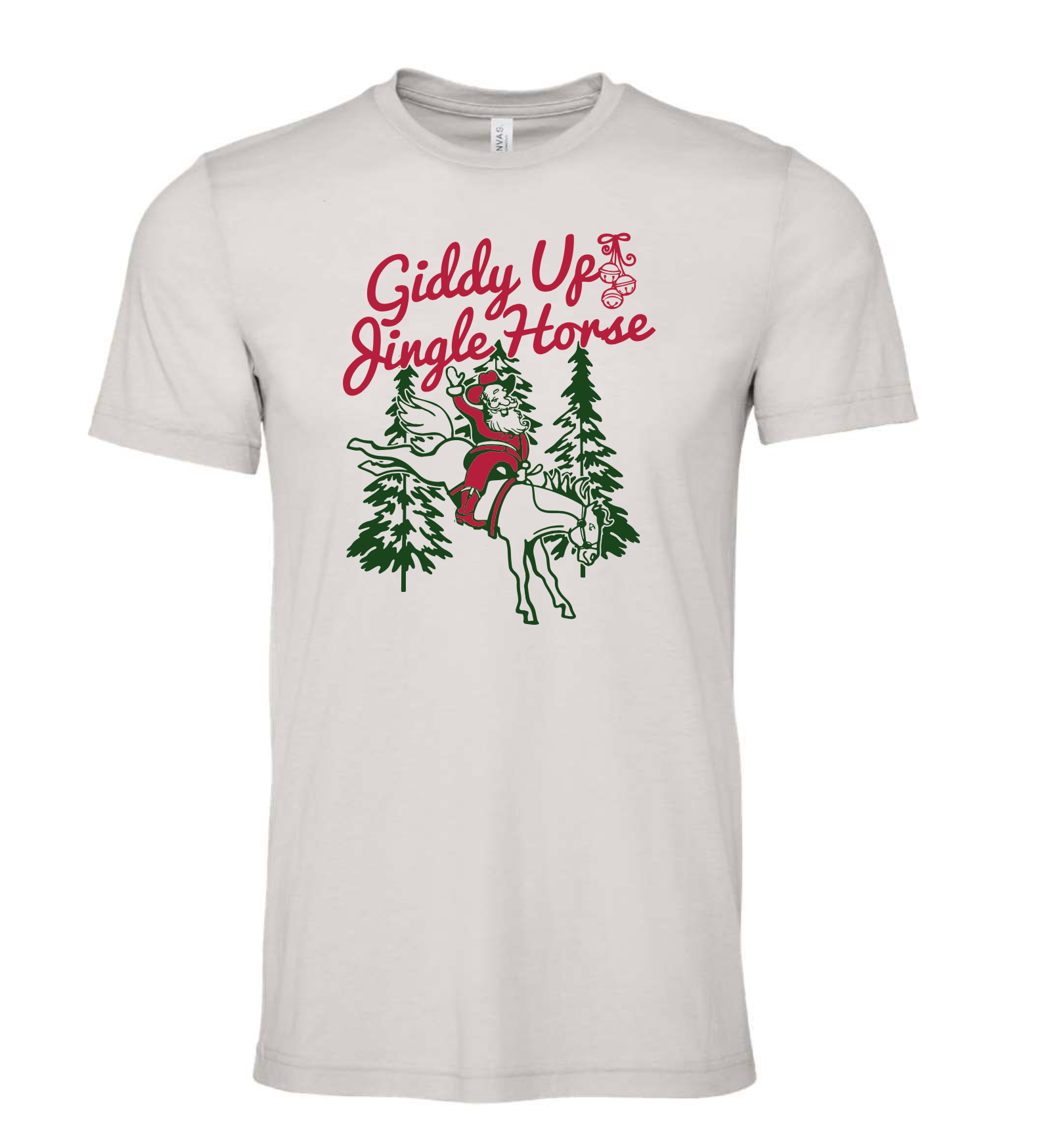 Adult Unisex Giddy Up Jingle Horse Tee