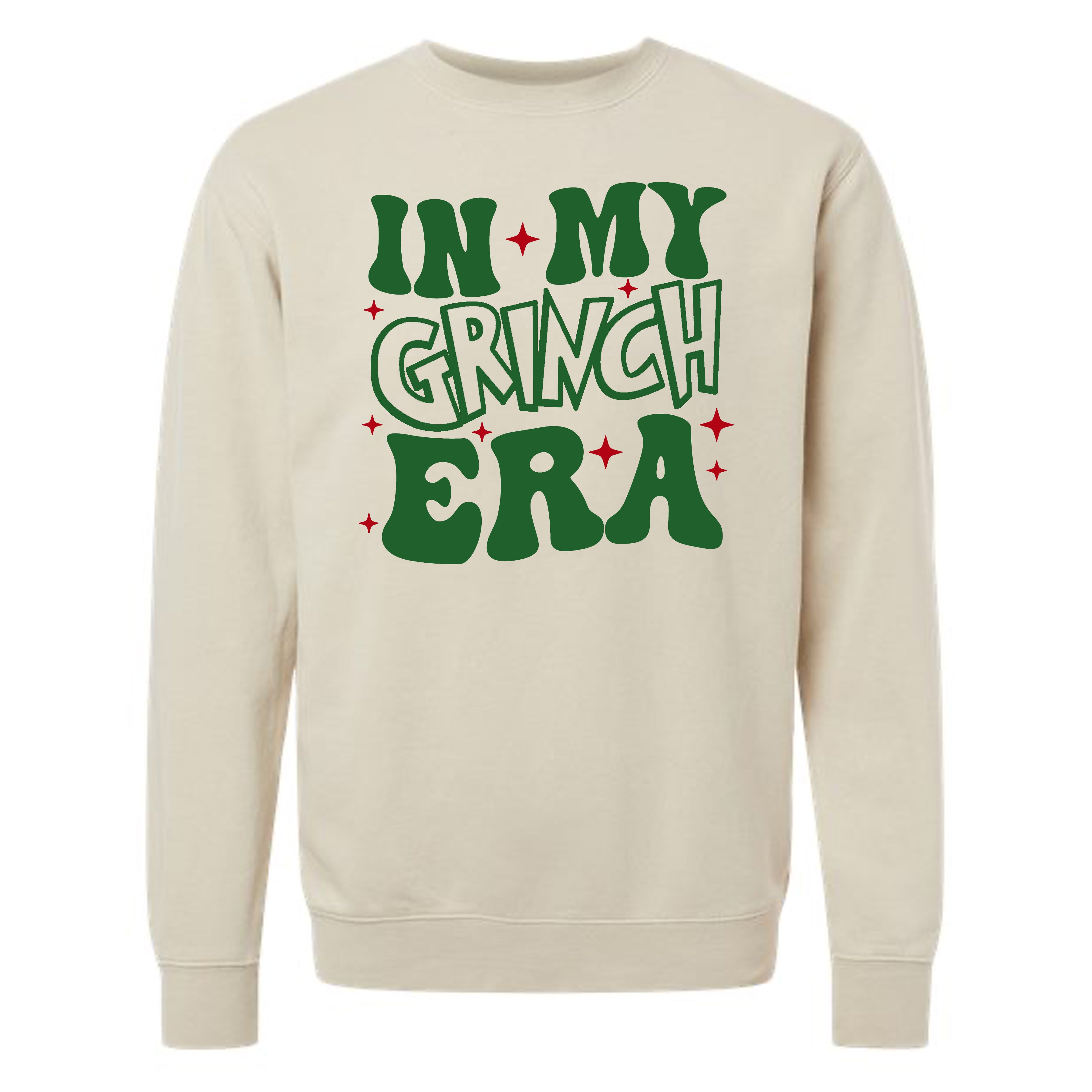 In my "Grinch" Era Crewneck