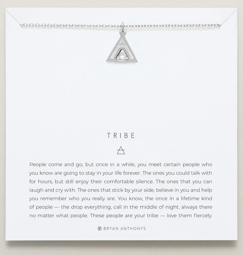 Tribe Friendship Necklace - Silver