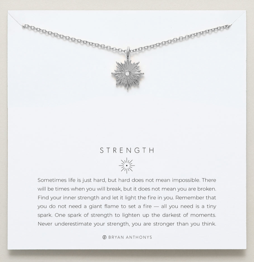 Strength Necklace - Silver