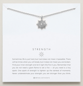 Strength Necklace - Silver