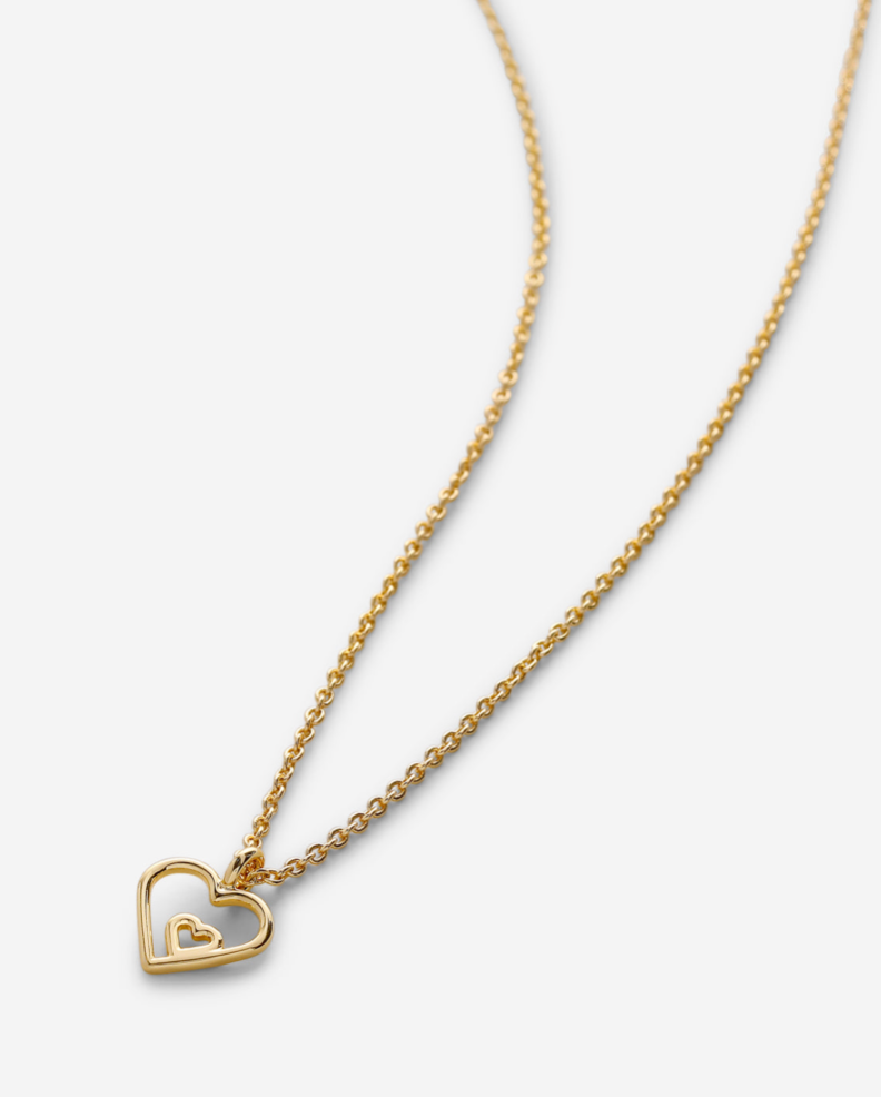 Always In My Heart Icon Necklace - Gold