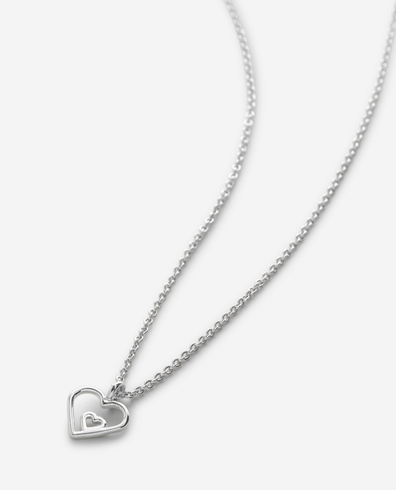 Always In My Heart Necklace - Silver