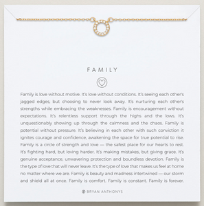 Family Necklace - Gold