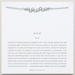 Mom Necklace - Silver