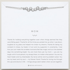 Mom Necklace - Silver