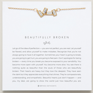 Beautifully Broken Necklace - Gold