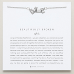 Beautifully Broken Necklace - Silver