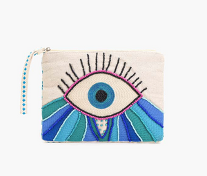 WANDERLUST EVIL EYE CLUTCH