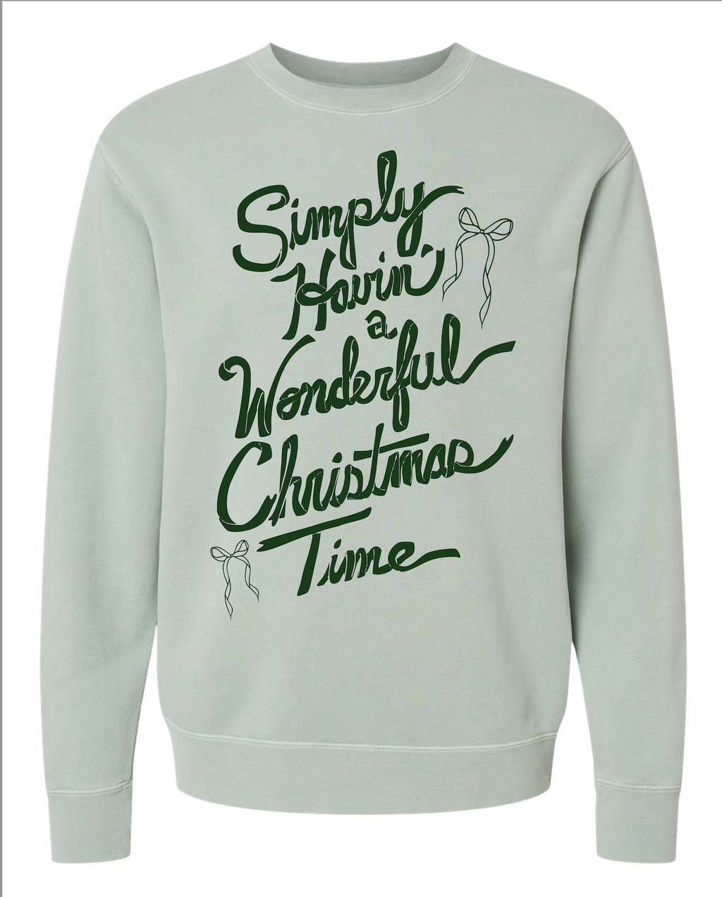 Adult Unisex Simply Having a Wonderful Christmas Crewneck