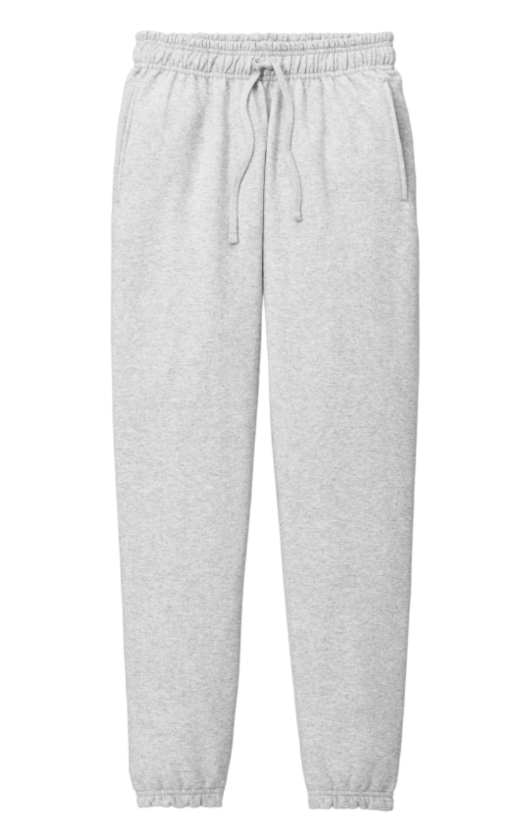Women’s Light Heather Gray Jogger Sweatpants