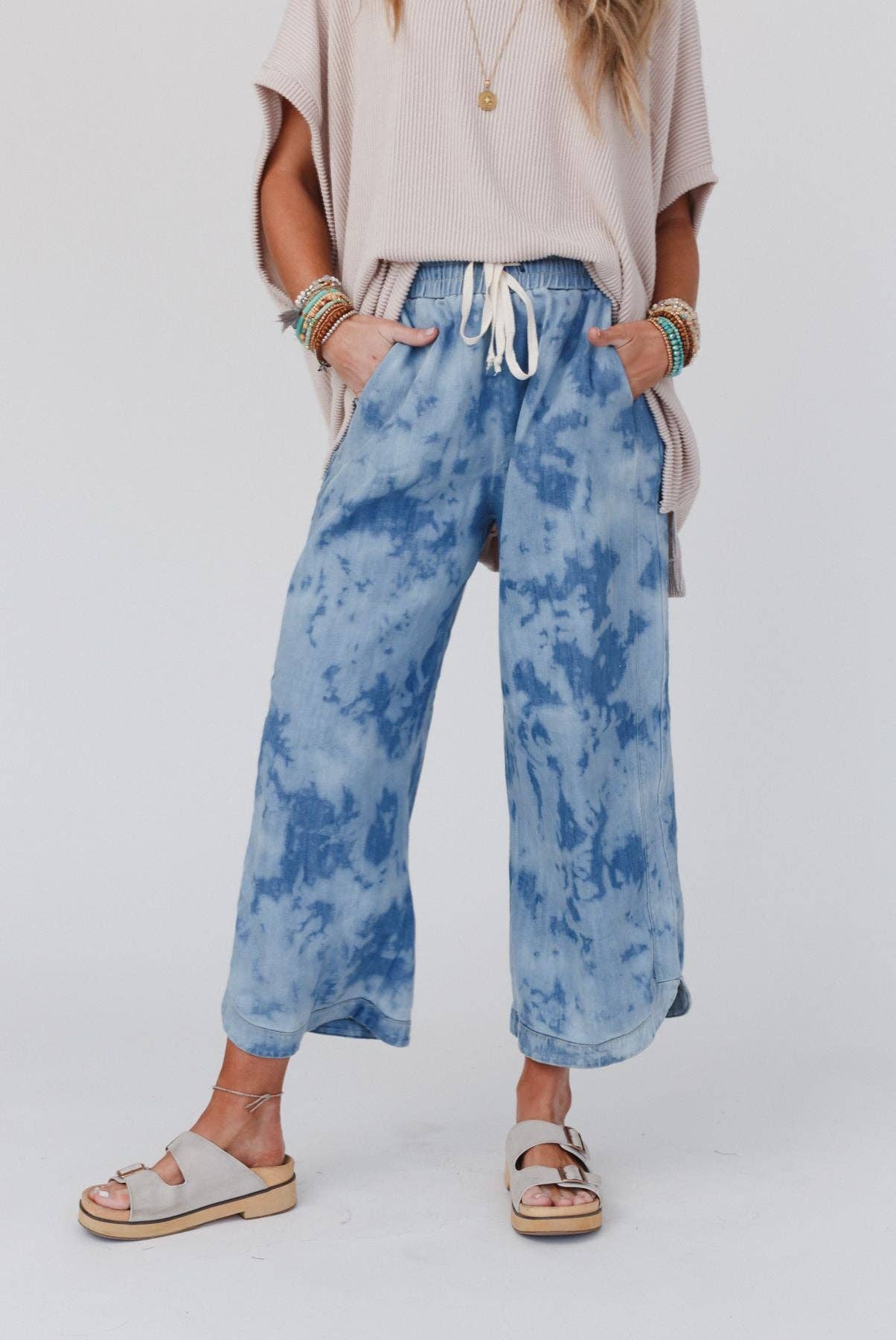 So Comfy Wide Leg Cropped Pant