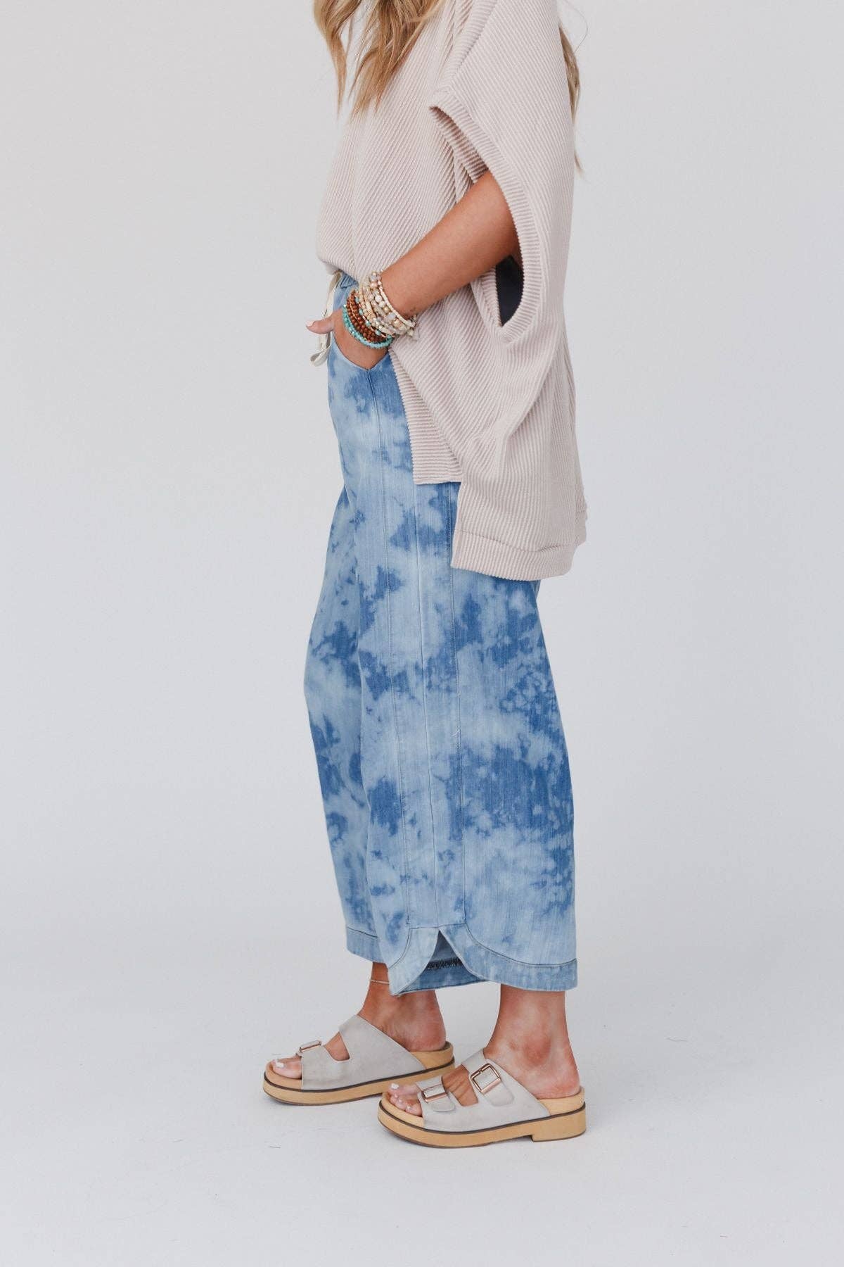 So Comfy Wide Leg Cropped Pant