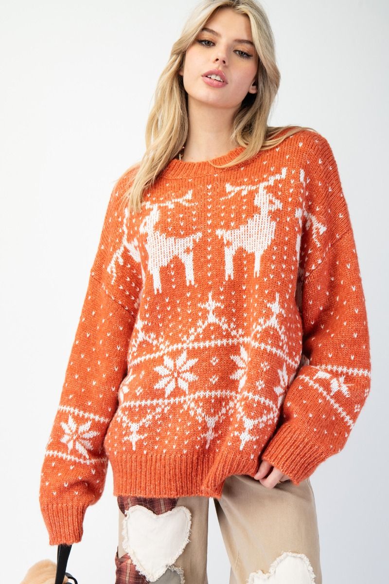 SEASON'S GREETINGS SWEATER