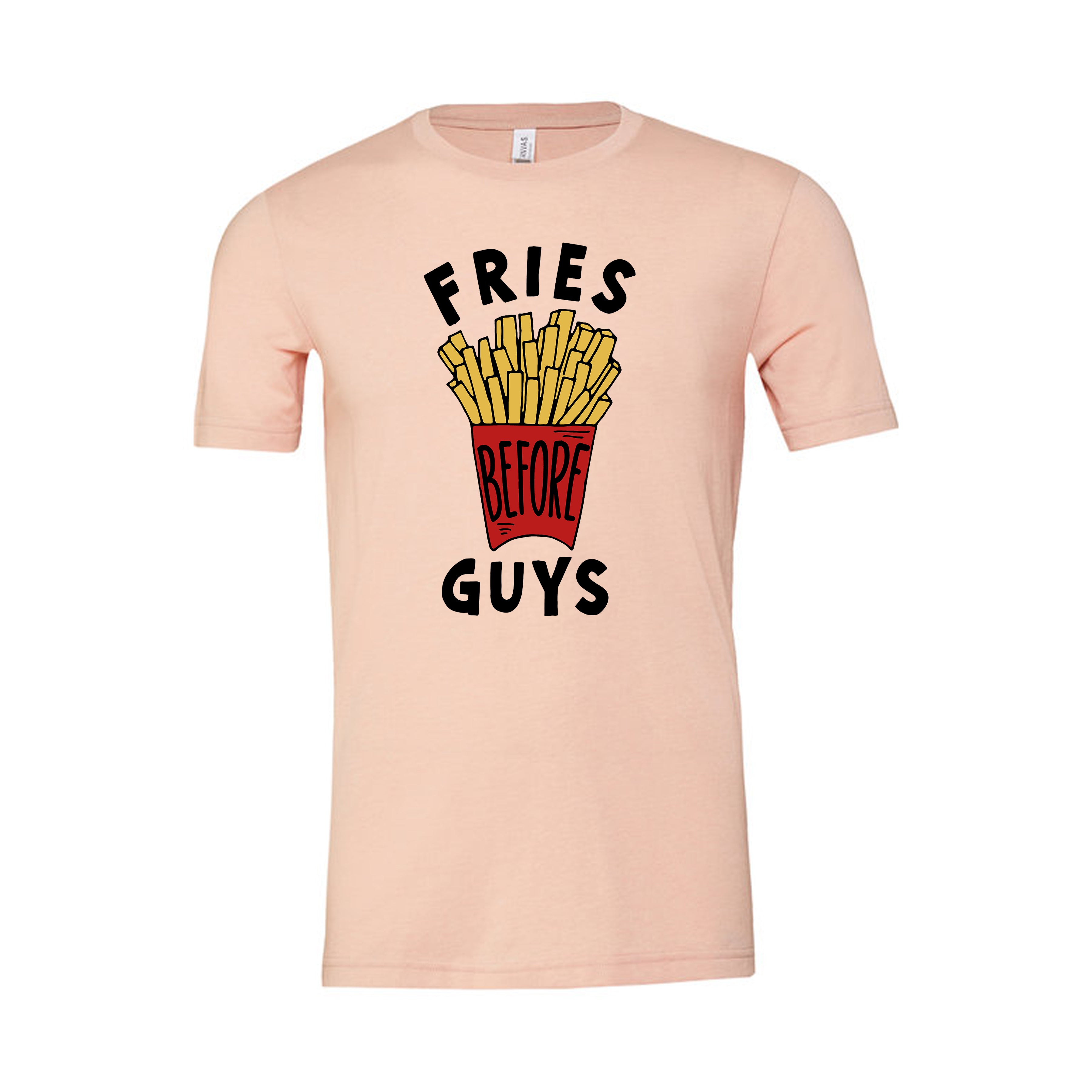 Youth Fries Before Guys Triblend Tee