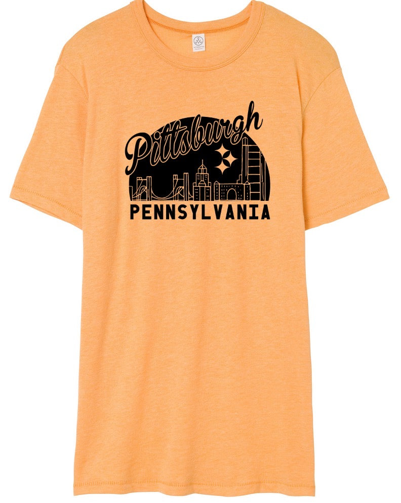 Mustard Pittsburgh Pennsylvania Tee