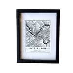 Pittsburgh Street Map Wall Art