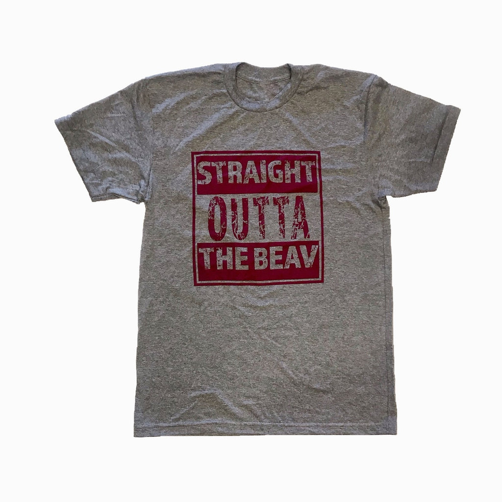 Straight Outta The Beav Adult Tee