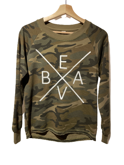 Orangetheory online camo sweatshirt