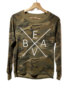 Ladies Camo Beav X Pullover
