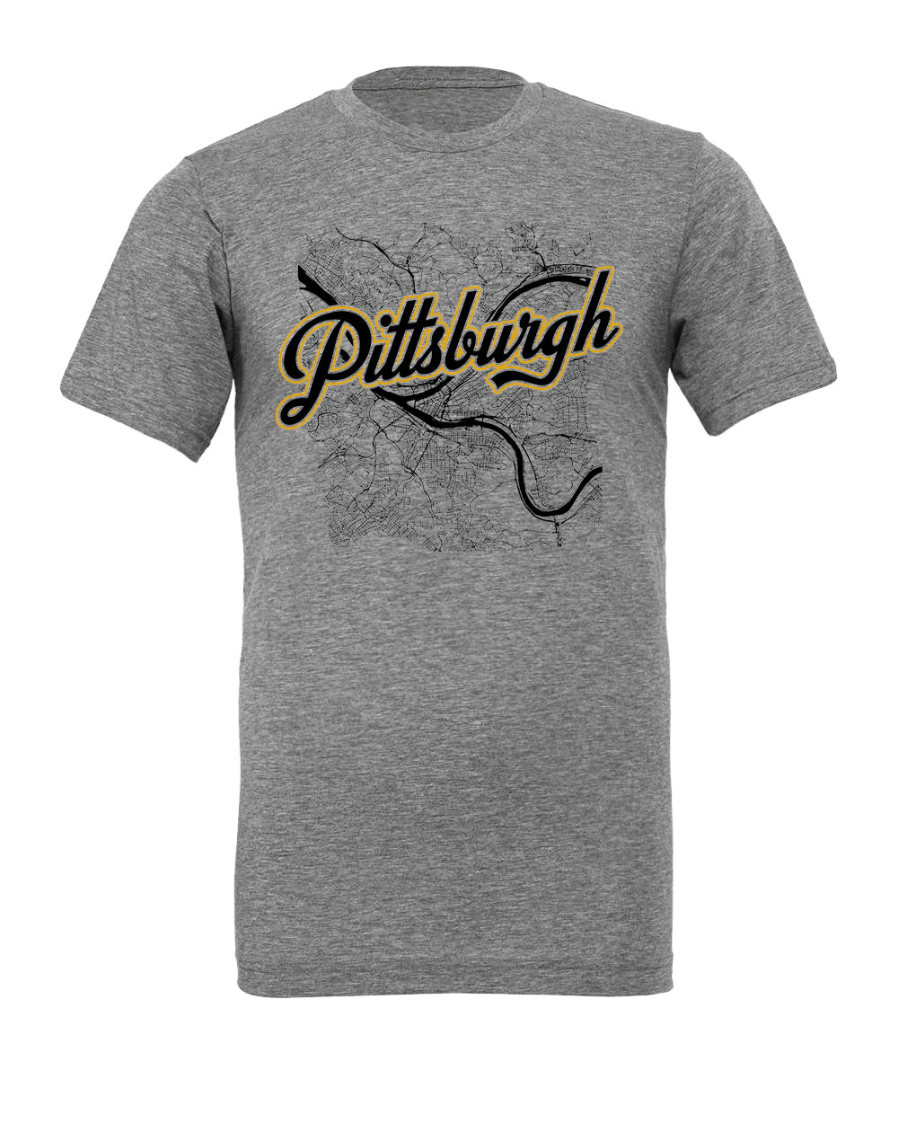 Pittsburgh Street Map Tee