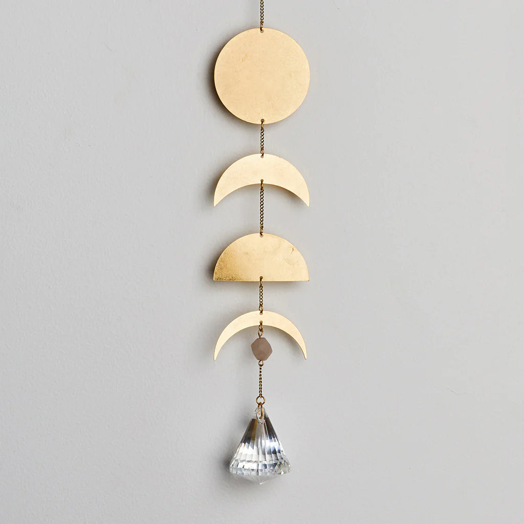 Scout Suncatcher - Moon Phase/Moonstone