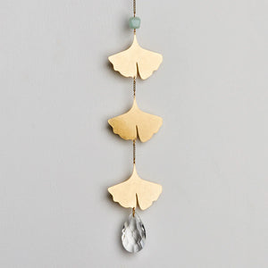 Scout Suncatcher - Botanical Leaf/Amazonite
