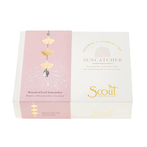 Scout Suncatcher - Botanical Leaf/Amazonite