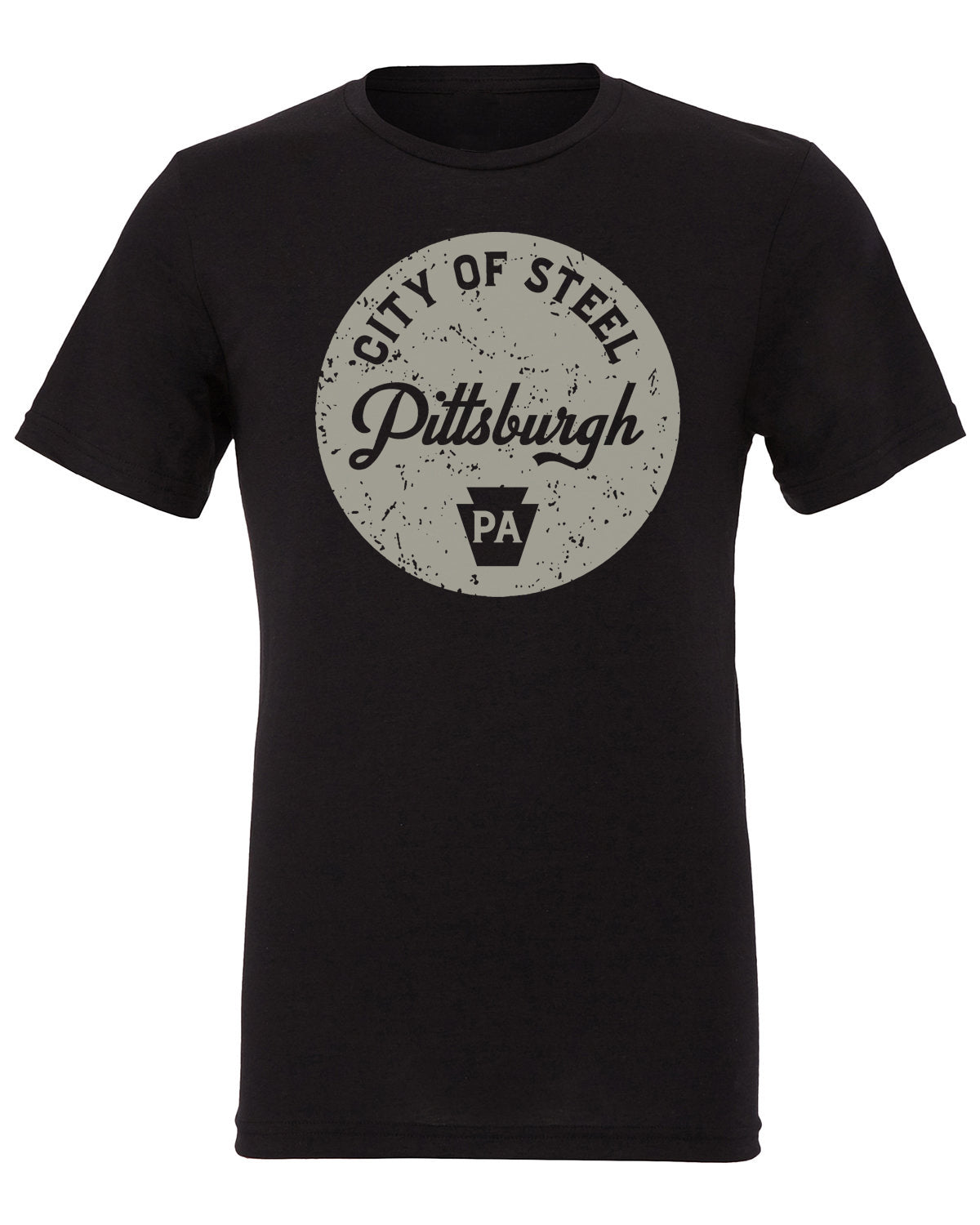 Pittsburgh PA City of Steel Circle Tee