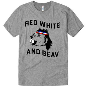 Red, White, & BEAV Tee.